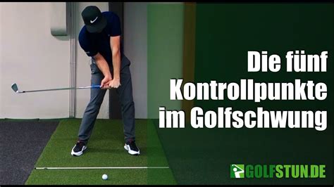 Die 5 Kontrollpunkte im Golfschwung (mit Florian Raggl)